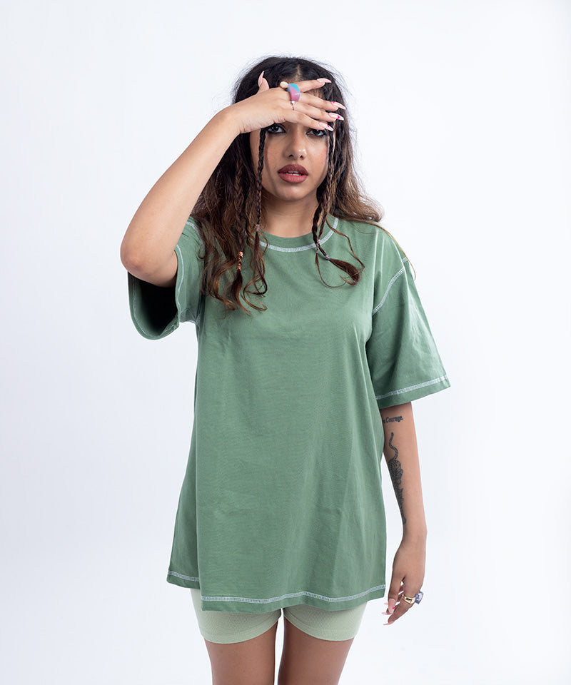 Inside-Out Oversized T-shirts