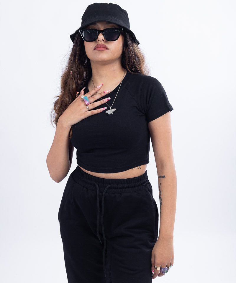 Black - Basic Baby Tee