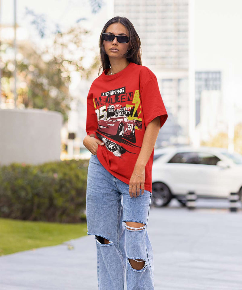 Lightning McQueen - Oversized T-shirt