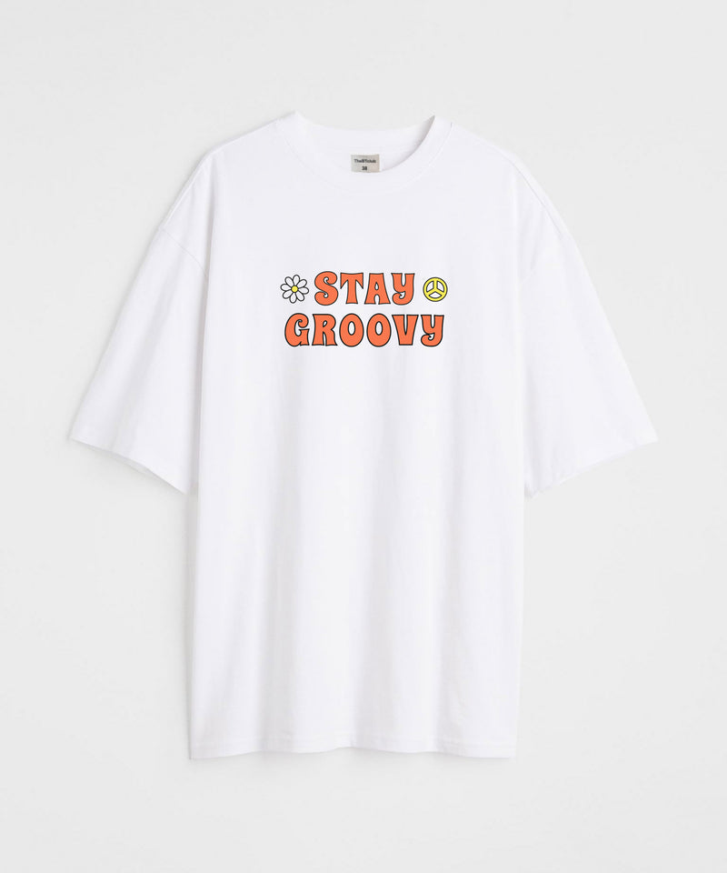 Stay Groovy - Oversized T-shirt