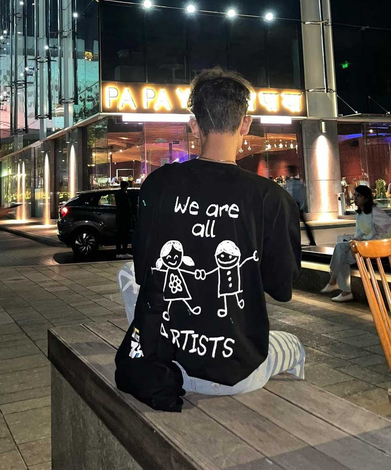 We are all artists - Oversized T-shirt