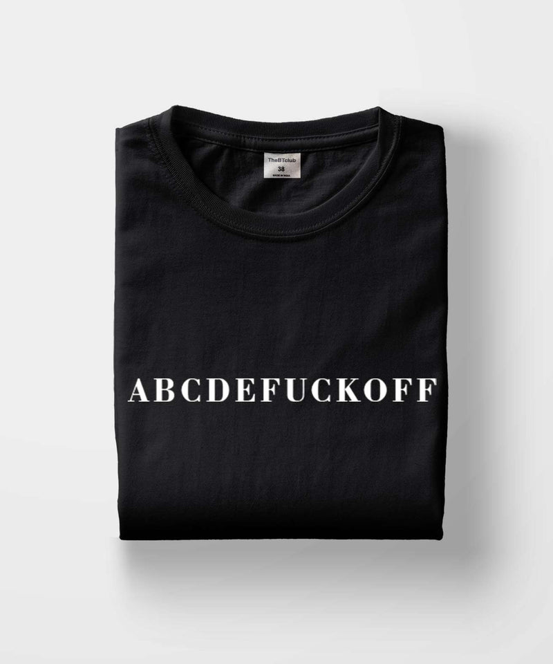 ABCDEFUCKOFF - Black - TheBTclub