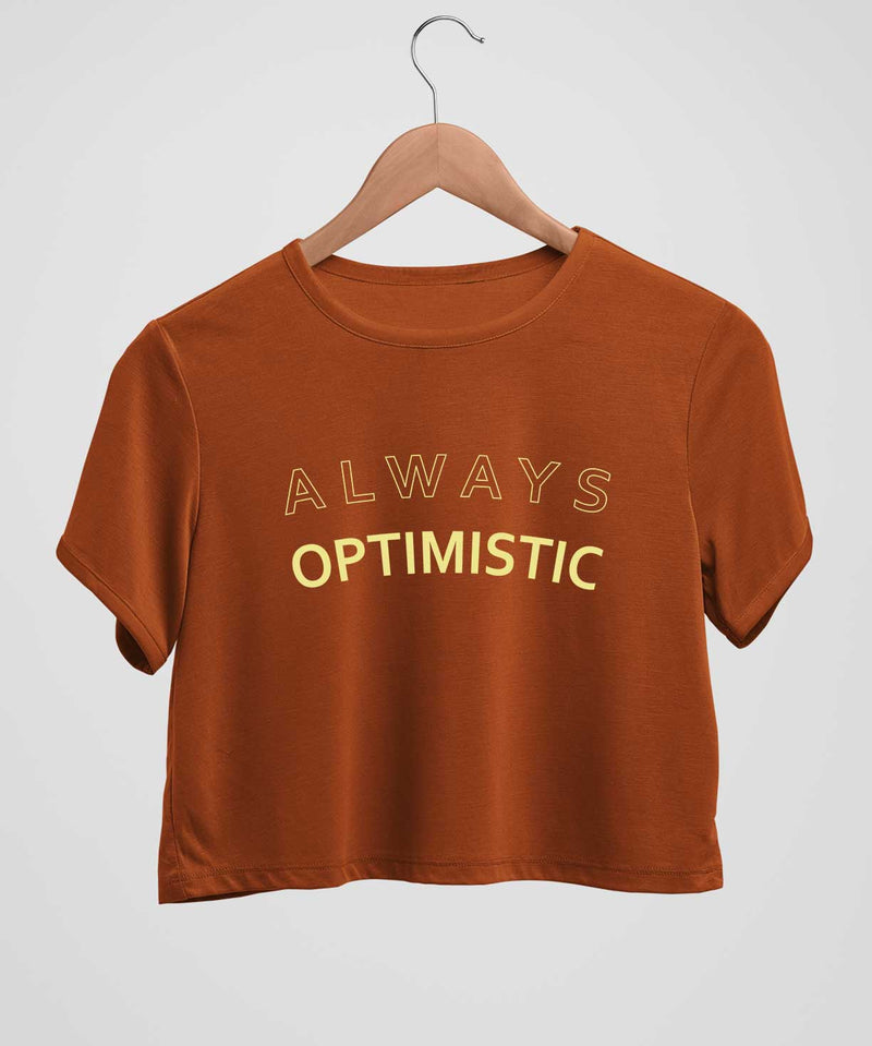 Always Optimistic - Crop top - TheBTclub