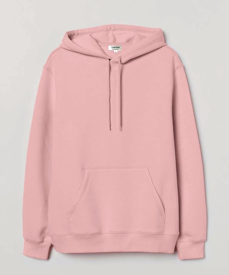 Peach - Basic Hooded Sweatshirt