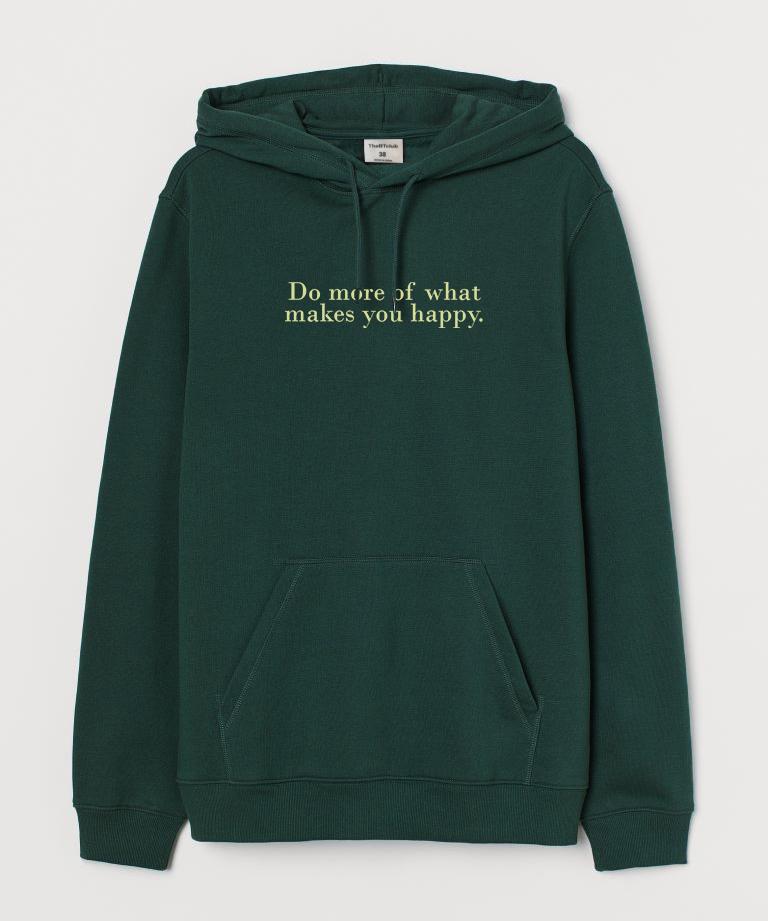 Do more of what makes you happy - Hooded Sweatshirt - TheBTclub