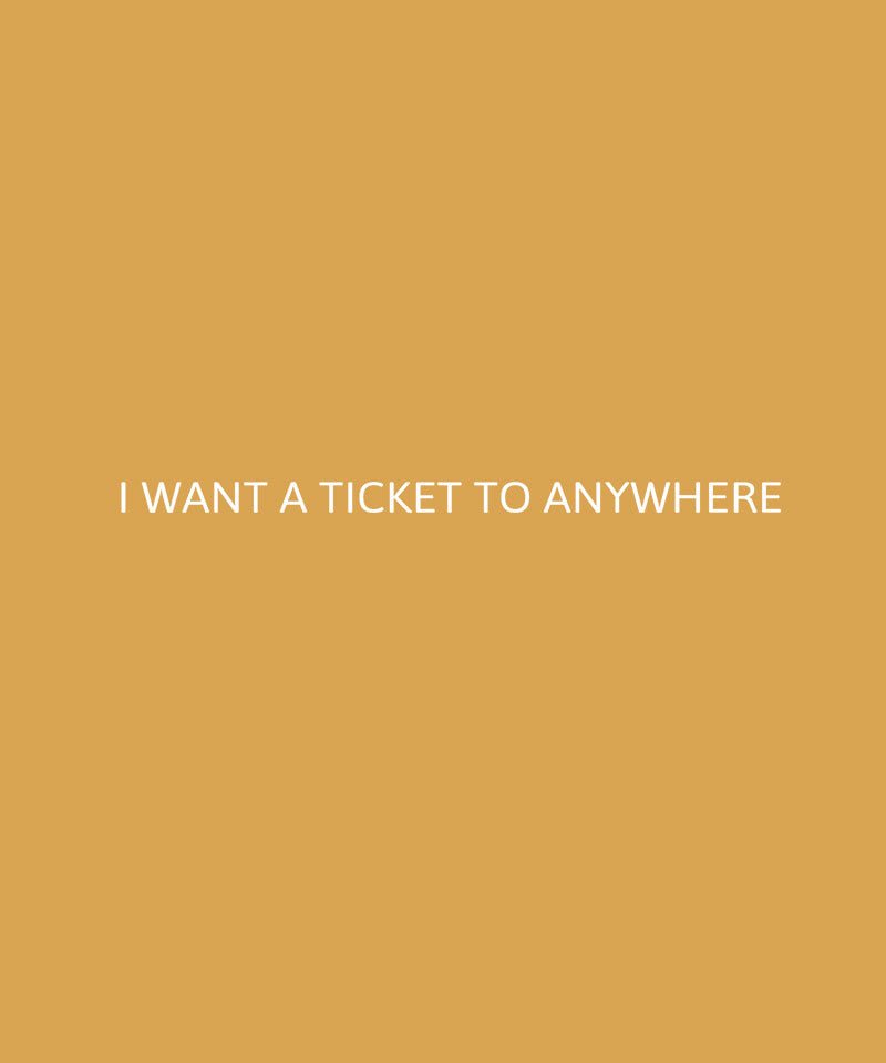 I want a ticket to anywhere - Crop top - TheBTclub