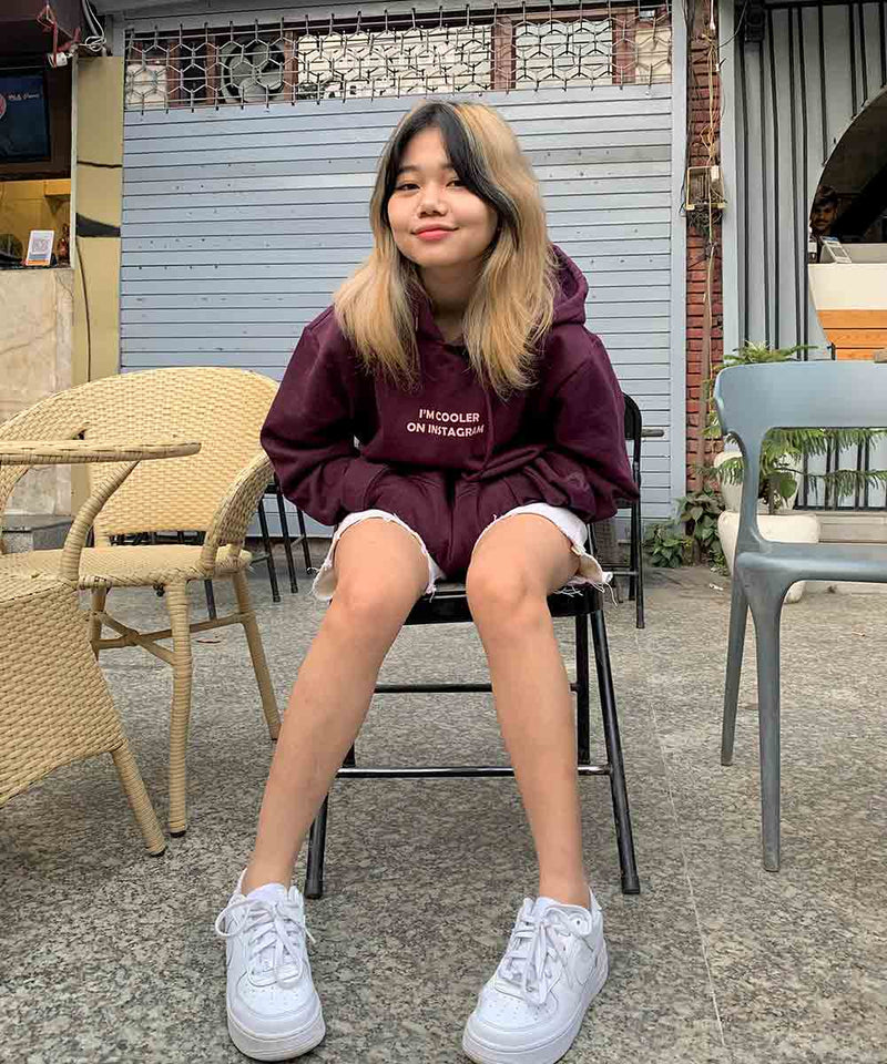 I'm cooler on Instagram - Hooded Sweatshirt - TheBTclub