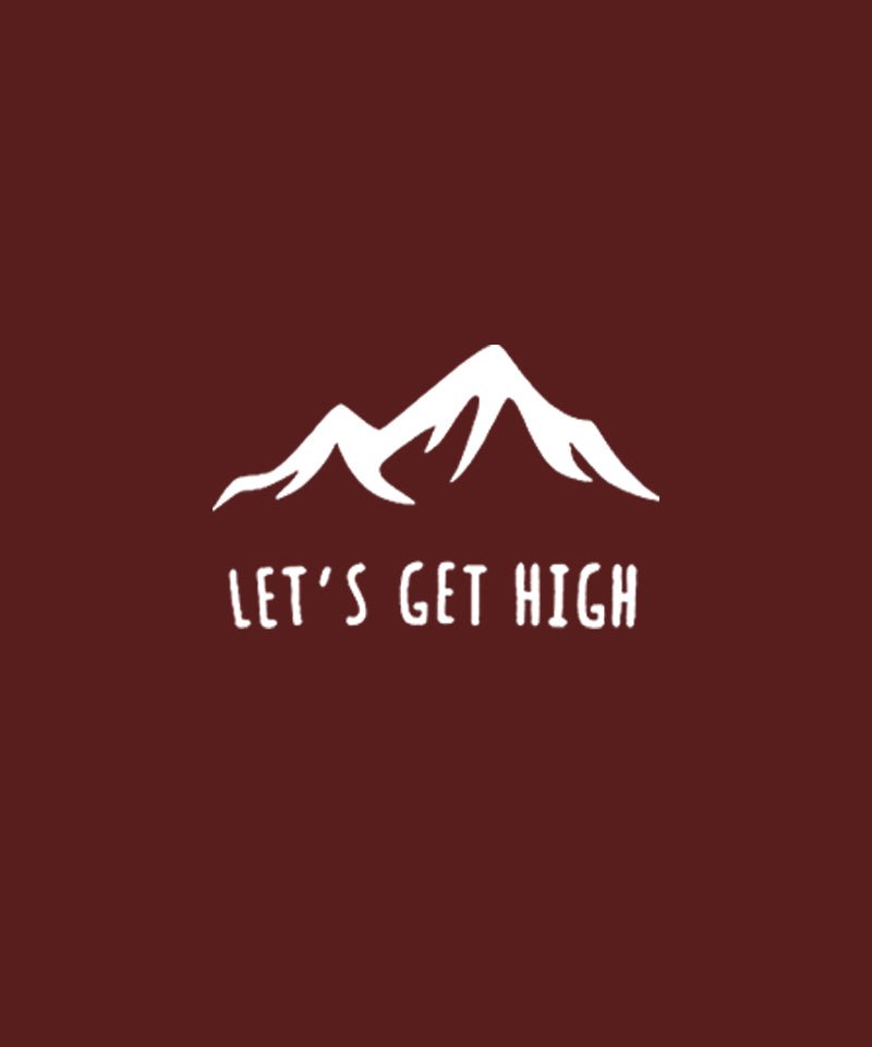 Let's get high - Crop top - TheBTclub