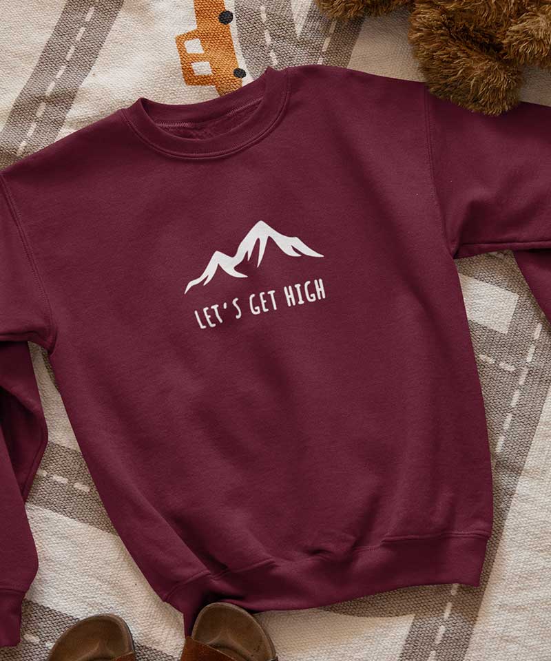 Let's get high - Sweatshirt - TheBTclub