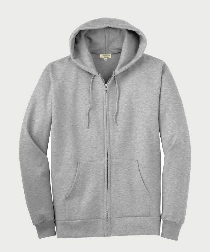 Basic - Zipped Hooded Sweatshirt - TheBTclub