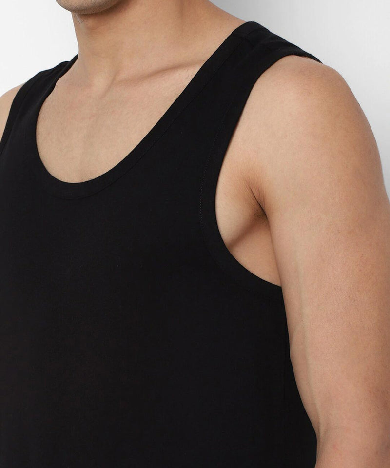 Men's Vest Top - Black