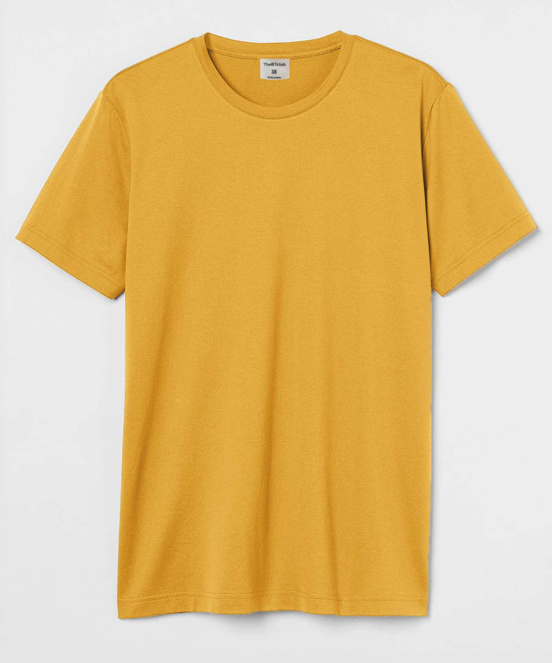 Round Neck T-shirt - Mustard