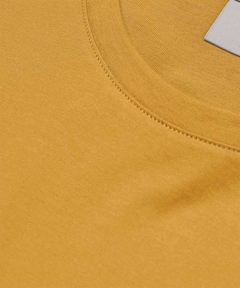 Round Neck T-shirt - Mustard