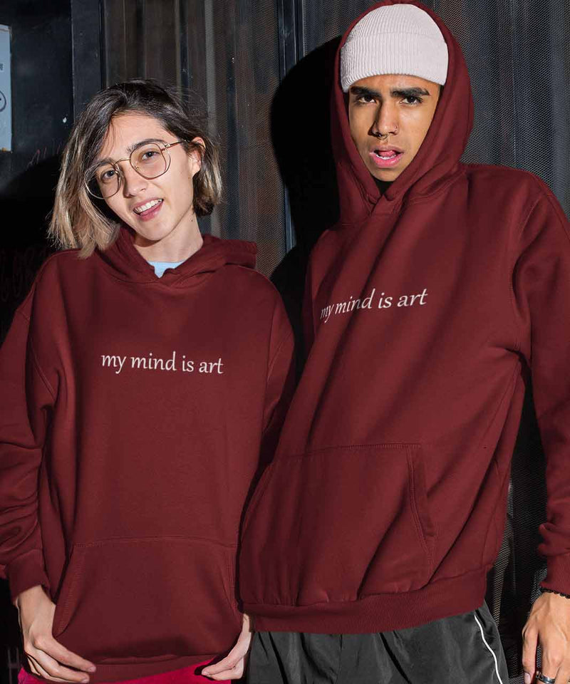 My mind is art - Hooded Sweatshirt - TheBTclub