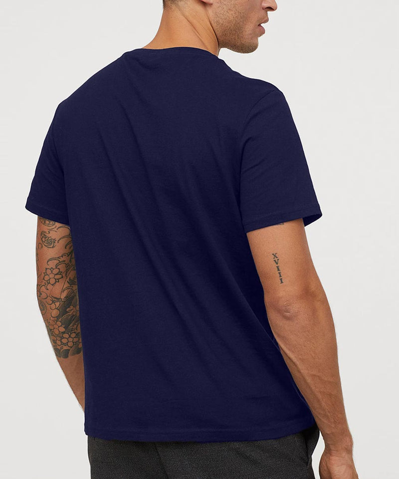 Navy Blue V-Neck - Solid - TheBTclub