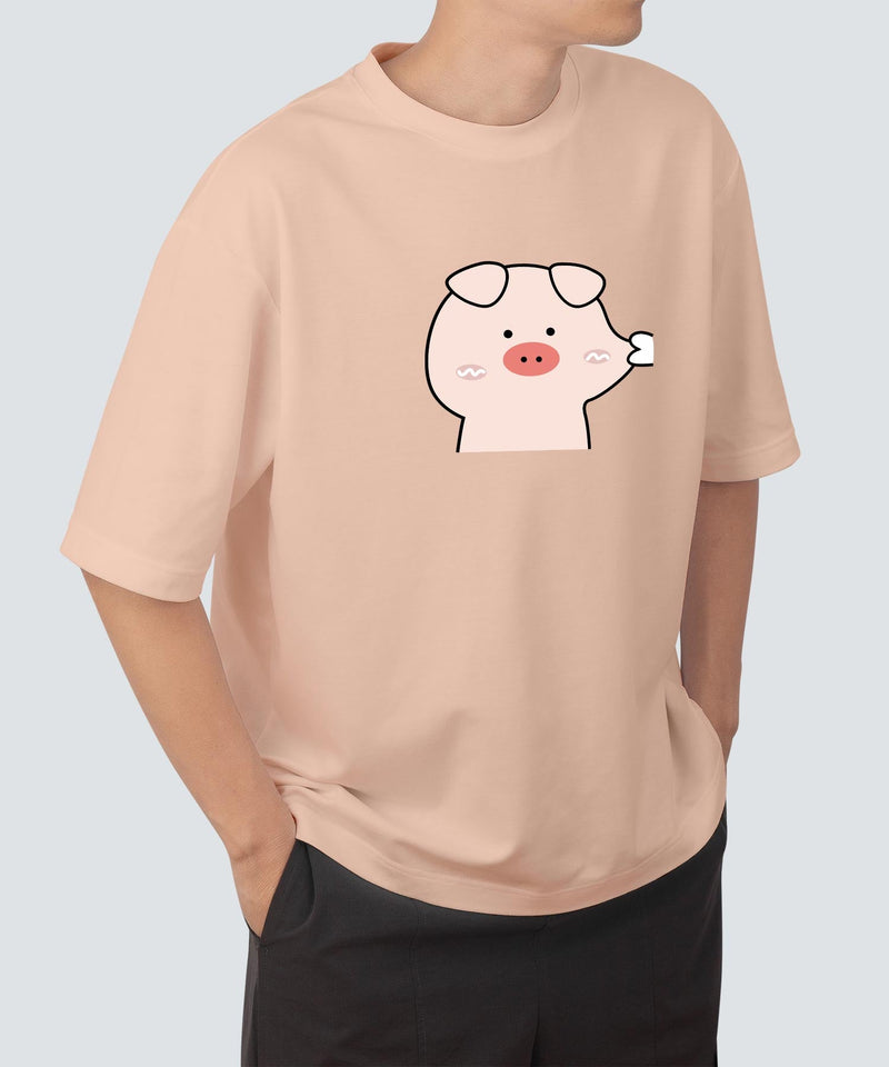 Piggy - Oversized T-shirt - TheBTclub