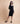 Ribbed Calf Length Full Sleeves Dress - Black - TheBTclub