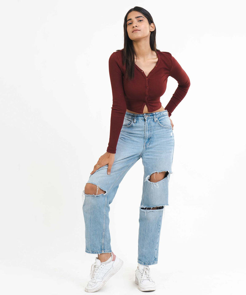 Ribbed Cardigan
