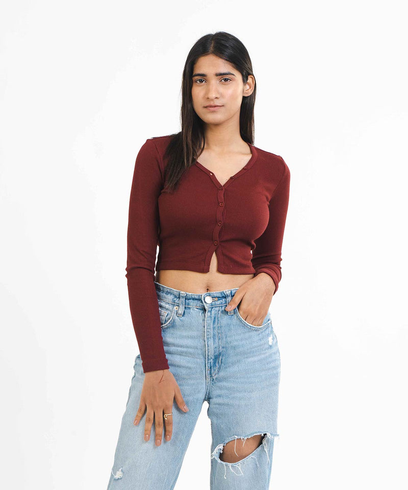 Ribbed Cardigan
