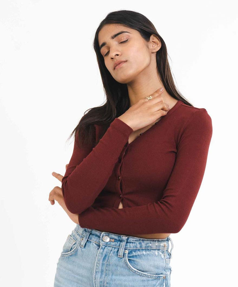 Ribbed Cardigan