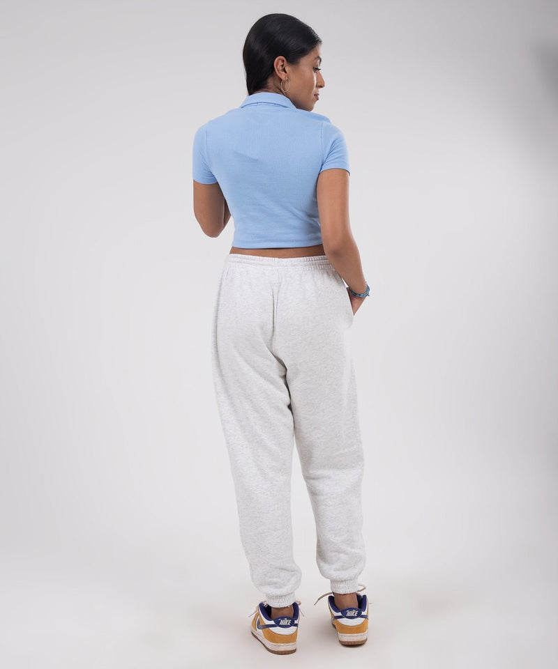 Ribbed Polo T-shirt