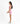 Ribbed Square Neck Dress - Rose Pink - TheBTclub