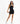 Ribbed Thin Strap Dress - Black - TheBTclub