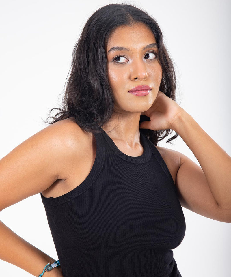 Ribbed vest top