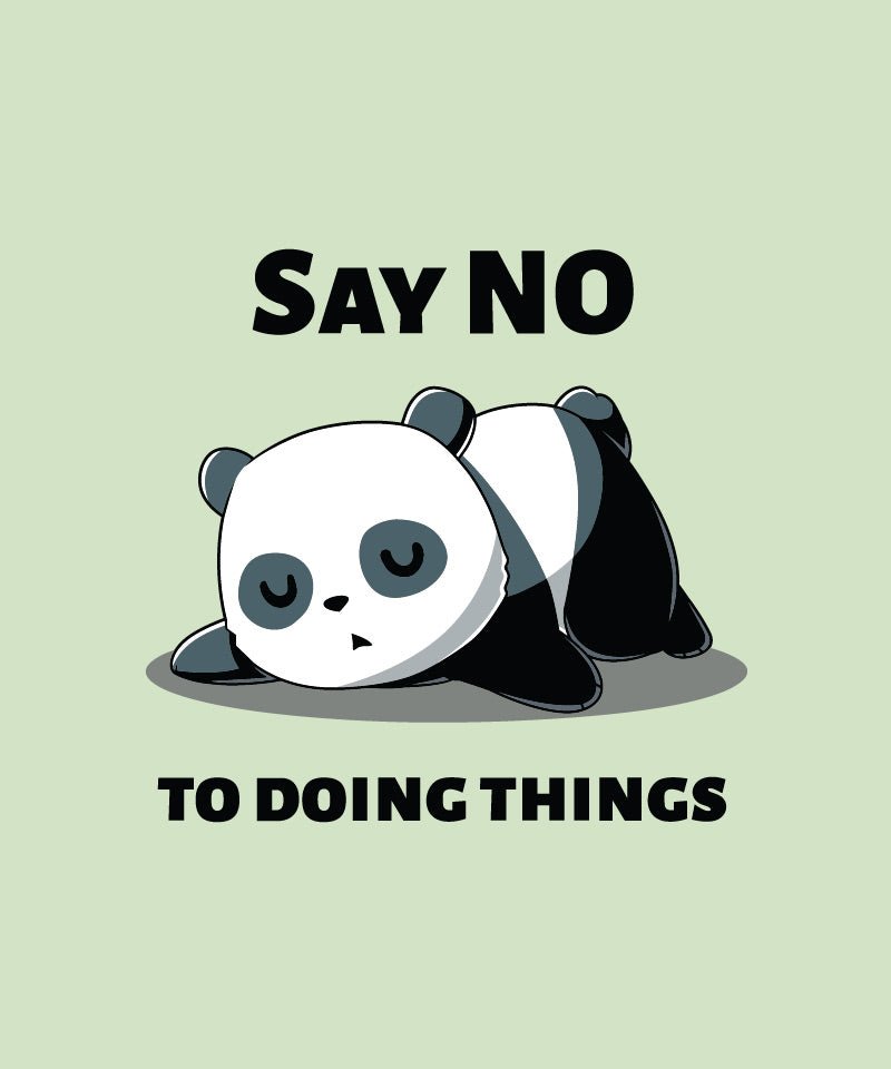 Say no to doing things - Crop top - TheBTclub