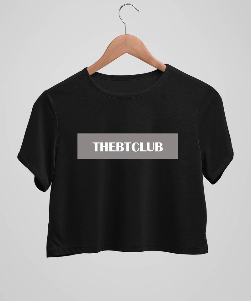Signature - Black - Crop top - TheBTclub
