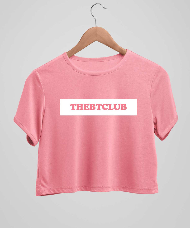 Signature - Crop top - Light pink - TheBTclub
