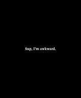Sup, I'm awkward - Crop top - TheBTclub