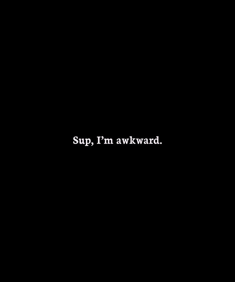 Sup, I'm awkward - Crop top - TheBTclub