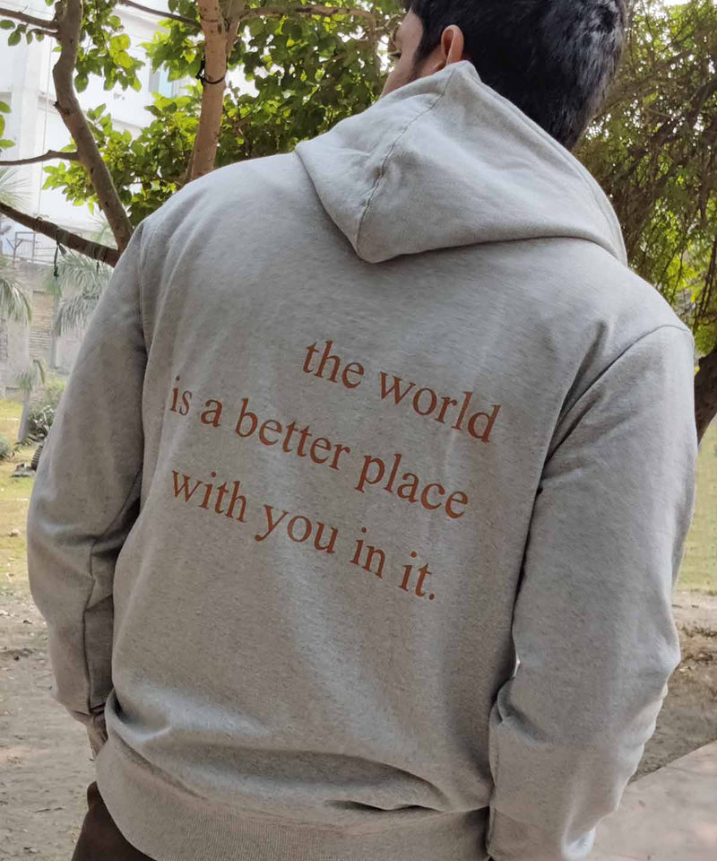 The world is a better place - Hooded Sweatshirt - TheBTclub