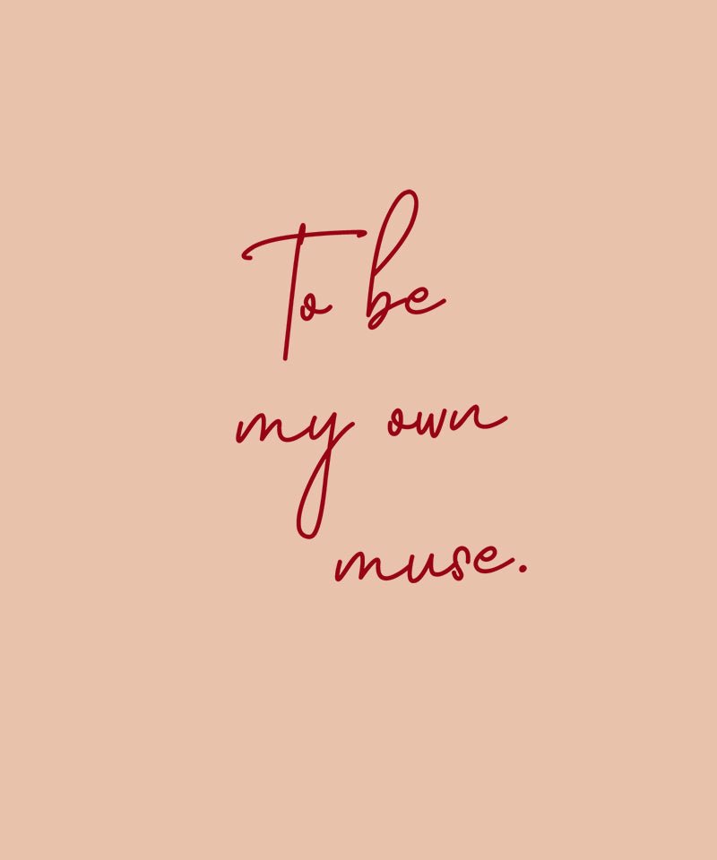 To be my own muse. - Crop top - TheBTclub