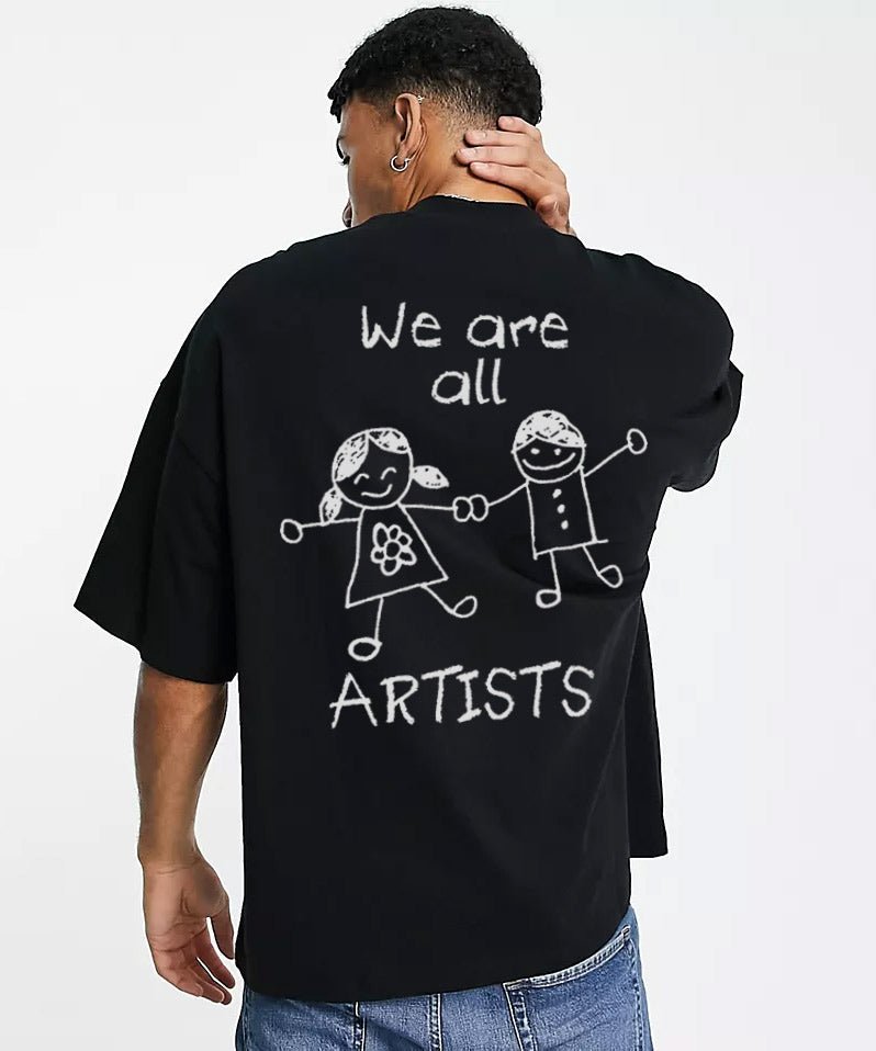 We are all artists - Oversized T-shirt - TheBTclub