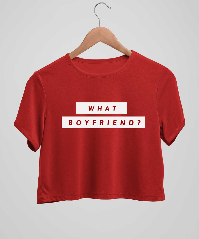 What boyfriend - Crop top - TheBTclub
