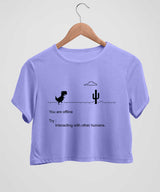 You are offline - Crop top - TheBTclub