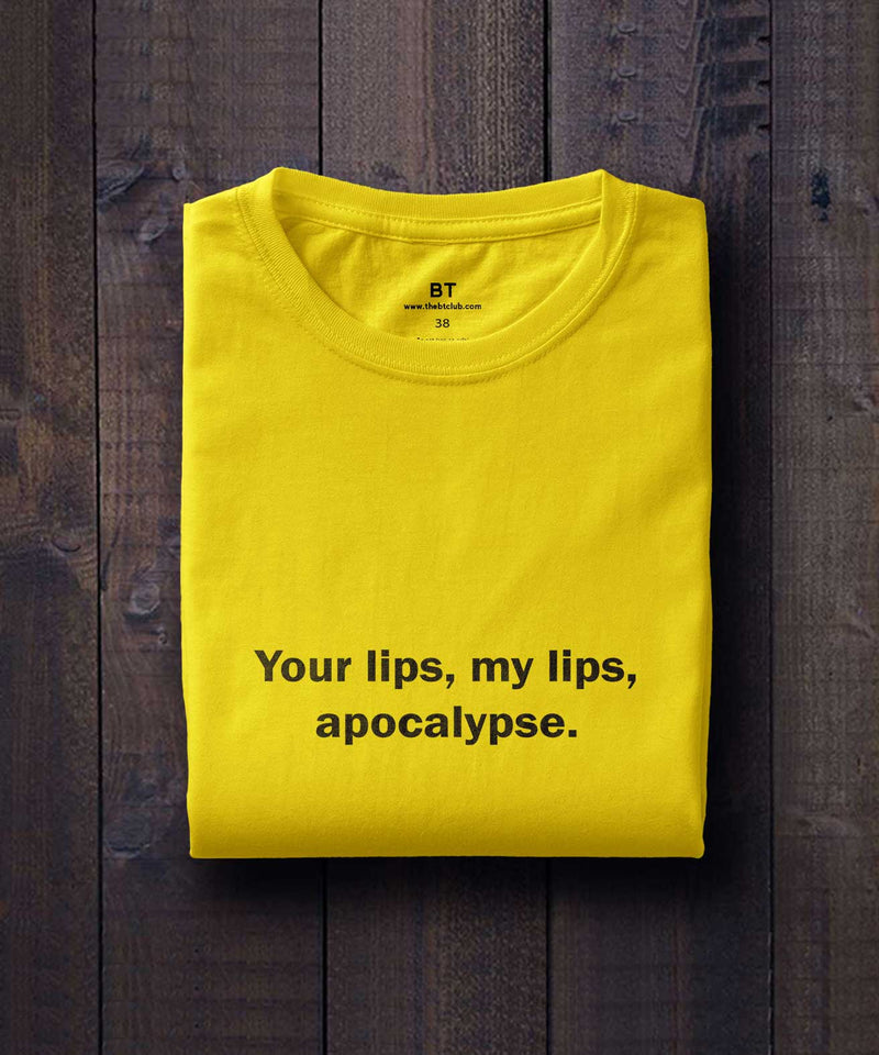 Your Lips, My Lips, Apocalypse - Yellow - TheBTclub
